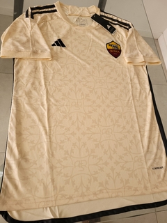 Camiseta Adidas AS Roma Suplente Beige 2023 2024 en internet