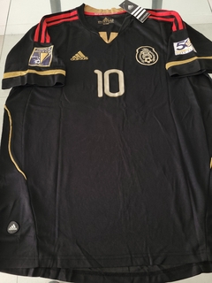 Camiseta Mexico Retro Suplente Negra Giovanni Dos Santos #10 2010 2011 - comprar online