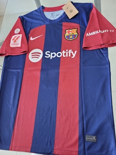 Camiseta Nike Barcelona Titular Lewandowski 9 2023 2024 en internet