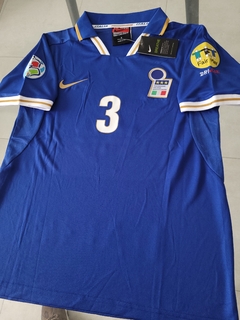 Camiseta Nike Italia Retro Titular Maldini 3 1996 en internet