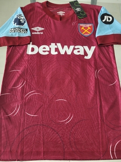 Camiseta Umbro West Ham Match Titular Lucas Paqueta 10 2023 2024 Match - comprar online