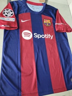 Camiseta Nike Barcelona Titular Joao Felix 14 2023 2024 Parches UCL - Roda Indumentaria