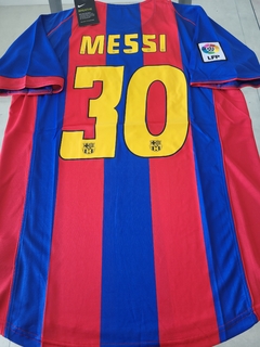 Camiseta Nike Retro Barcelona Titular Messi 30 2004 2005