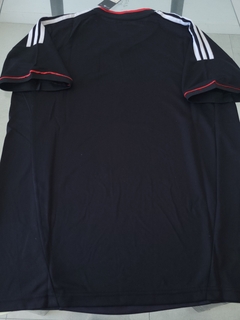 Camiseta Adidas Retro Lyon 2012 2013 Negra - Roda Indumentaria