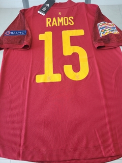 Camiseta adidas España HeatRdy Titular Sergio Ramos #15 2021 MATCH - Roda Indumentaria