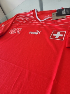 Camiseta Puma Suiza Authentic Titular 2022 2023 Match - tienda online