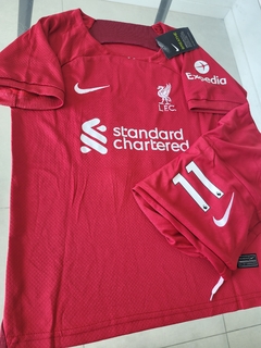 Kit Niño Camiseta + Short Liverpool Titular M. Salah #11 2022 2023 - Roda Indumentaria