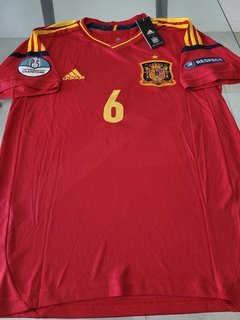 Camiseta adidas Retro España Titular Iniesta #6 2011 2012 - comprar online