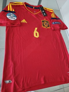 Camiseta adidas Retro España Titular Iniesta #6 2011 2012 - Roda Indumentaria