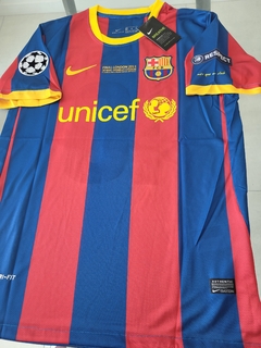 Camiseta Nike Retro Barcelona Titular Messi 2010 2011 en internet