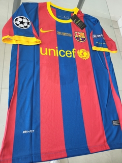 Camiseta Nike Retro Barcelona Titular Messi 2010 2011 - Roda Indumentaria