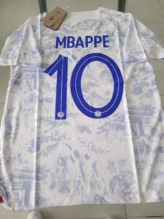 Camiseta Nike Francia Suplente Blanca Mbappe 10 2022 2023 Qatar - Roda Indumentaria