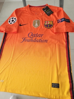 Camiseta Nike Retro Barcelona FC Suplente Naranja 2012 2013 Messi #10 en internet