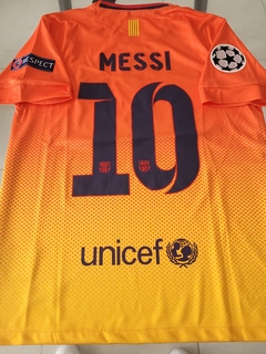 Camiseta Nike Retro Barcelona FC Suplente Naranja 2012 2013 Messi #10