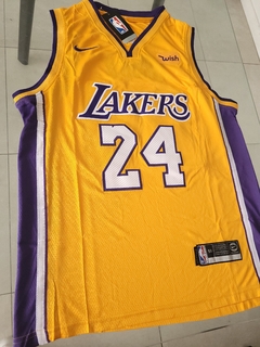 Musculosa Nike Los Angeles Lakers Amarilla Kobe Bryant 24 - Roda Indumentaria