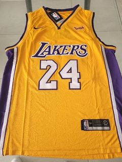 Musculosa Nike Los Angeles Lakers Amarilla Kobe Bryant 24 - comprar online