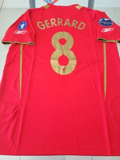Camiseta Reebok Liverpool Retro Titular Gerrard 28 2005 2006