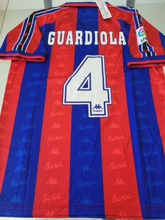 Camiseta Kappa Barcelona Retro Guardiola #4 1996