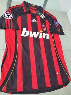 Camiseta adidas Milan Retro Titular 2006 2007 Kaka #22 #RODAINDUMENTARIA - Roda Indumentaria