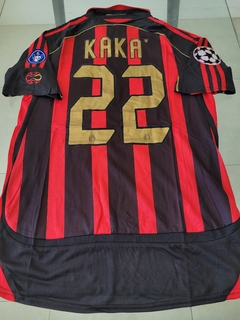 Camiseta adidas Milan Retro Titular 2006 2007 Kaka #22 #RODAINDUMENTARIA