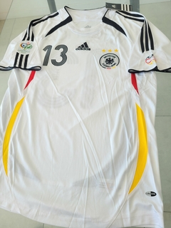 Camiseta adidas Alemania Retro titular Ballack 13 2006 Parches Mundial - comprar online