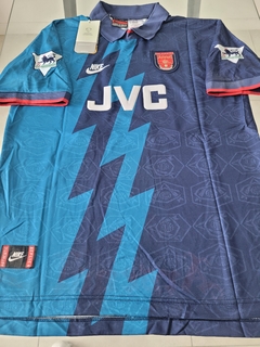 Camiseta Nike Arsenal Retro Suplente Azul 1996 1997 #10 Bergkamp - comprar online