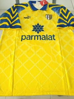 Camiseta Puma Retro Parma Amarilla 1995 1996 Stoichkov 8 - comprar online
