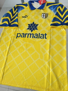 Camiseta Puma Retro Parma Amarilla 1995 1996 Stoichkov 8 en internet
