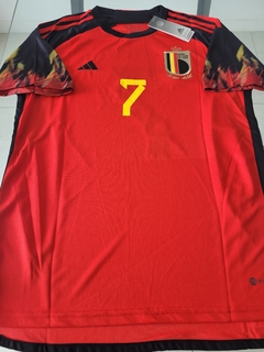 Camiseta Adidas Belgica Titular De Bruyne 2022 2023 Qatar - tienda online