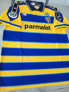 Camiseta Champion Retro Parma Titular #9 Crespo 1999 2000 - Roda Indumentaria
