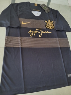 Imagen de Camiseta Nike Corinthians Retro Negra Homenaje Ayrton Senna 2019 2020