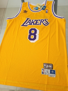 Musculosa adidas Retro LA Lakers MATCH Amarilla Kobe Bryant #8 - comprar online