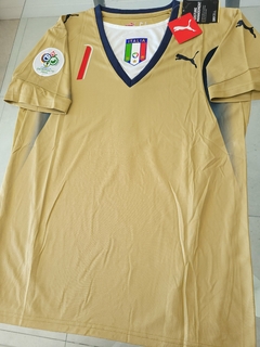 Camiseta Puma Italia Retro Arquero Dorada Buffon 1 2006 - comprar online