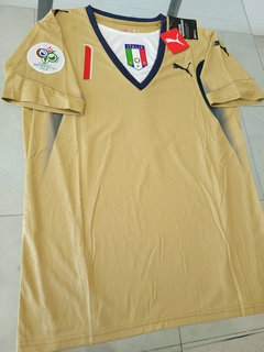 Camiseta Puma Italia Retro Arquero Dorada Buffon 1 2006 en internet