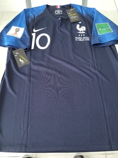 Camiseta Nike Retro Francia Titular Mbappe 10 2018