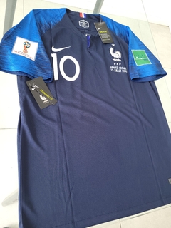 Camiseta Nike Retro Francia Titular Mbappe 10 2018 en internet