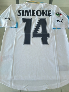 Camiseta Puma Retro Lazio Blanca #14 Simeone 2000