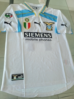 Camiseta Puma Retro Lazio Blanca #14 Simeone 2000 - Roda Indumentaria