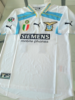 Camiseta Puma Retro Lazio Blanca #14 Simeone 2000 en internet