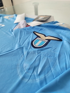 Camiseta Macron Retro Lazio Titular 2013 2014 - Roda Indumentaria