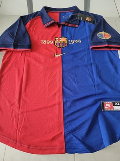 Camiseta Nike Retro Barcelona Titular Rivaldo #11 1999 2000 - comprar online