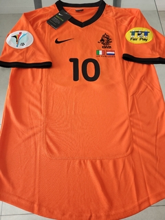 Camiseta Nike Holanda Retro Bergkamp 10 Titular 2000 - comprar online