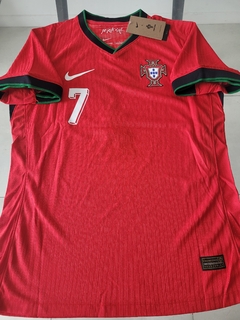 Camiseta Nike Vaporknit Portugal Titular Ronaldo 7 2024 2025 Match - comprar online