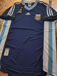 Camiseta adidas Retro Argentina Suplente Azul 1998 - comprar online