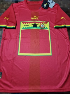 Camiseta Puma Ghana Suplente Roja 2022 2023 Qatar
