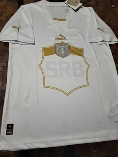 Camiseta Puma Serbia Suplente Blanca 2022 2023 Qatar en internet