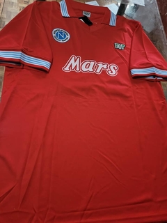 Camiseta Napoli Retro Roja 1988 1989 #10 Maradona en internet