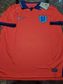 Camiseta Nike Inglaterra Suplente Roja 2022 2023 Qatar