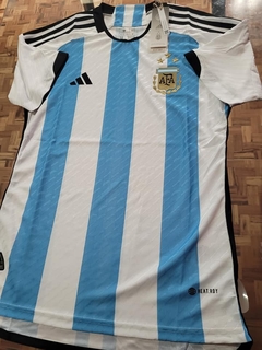 Camiseta adidas Argentina Titular 2022 2023 HeatRdy Match 3 Estrellas - comprar online