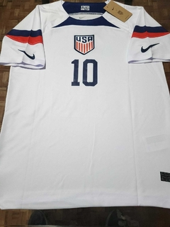 Camiseta Nike Estados Unidos Titular Pulisic 10 2022 2023 Qatar
